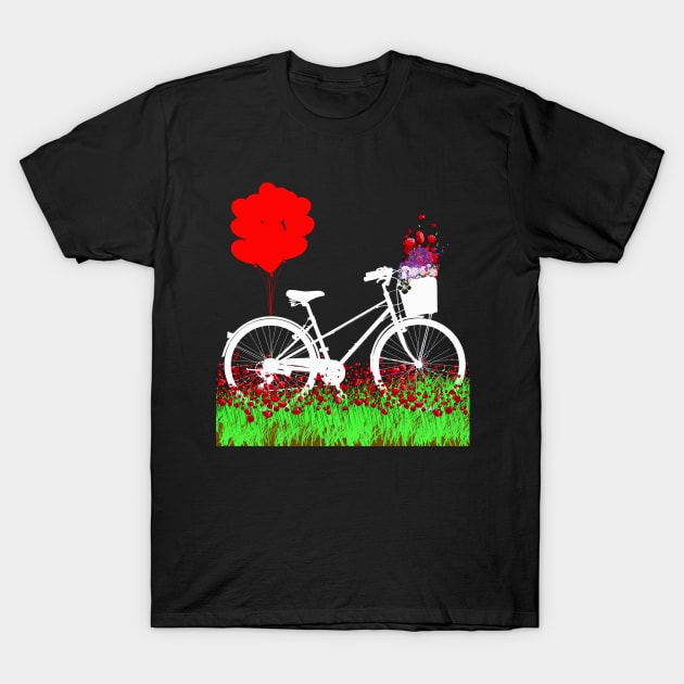 Bicycle T-Shirt by MAU_Design